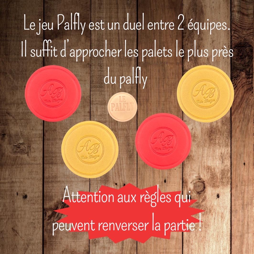 Jeu PALFLY de palets en cuir