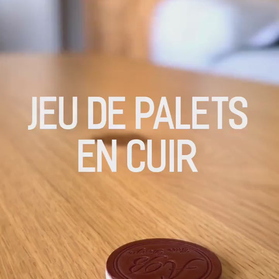 Jeu PALFLY de palets en cuir